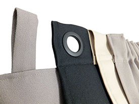 Click for Larger Image Acousti-Curtain Sound Absorbing Drapery