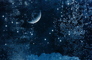 Click for Larger Image Custom Wall Art – Abstract – Night Grunge