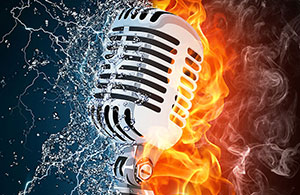 Custom Wall Art &nbsp;&ndash; Music&nbsp;&ndash; Elemental Microphone