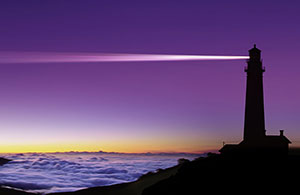 Click for Larger Image Custom Wall Art – Abstract – Purple Beacon