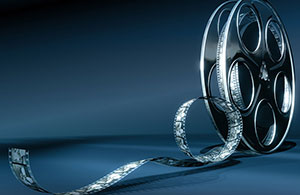 Custom Wall Art &nbsp;&ndash; Theater&nbsp;&ndash; Blue Cinema Film