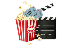 Custom Wall Art &nbsp;&ndash; Theater&nbsp;&ndash; Movie Popcorn