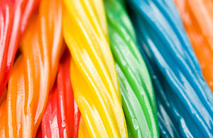 Click for Larger Image Custom Wall Art – Abstract – Rainbow Licorice