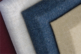 Click for Larger Image Fabric-Wrapped Panels – Half Bevel Only (Blue