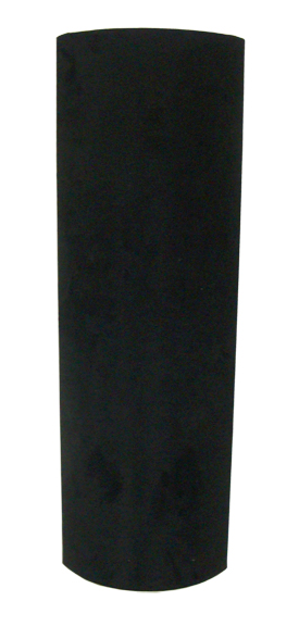 Click for Larger Image Small Curve Diffusor – AcoustiSuede Black Night