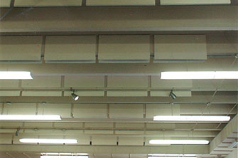 Echo Eliminator: Hanging Acoustical Baffles
