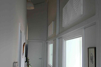 dBA Sound Silencer Panels: In Hallway