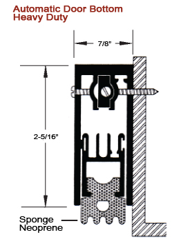 Automatic Door Bottom – Heavy Duty